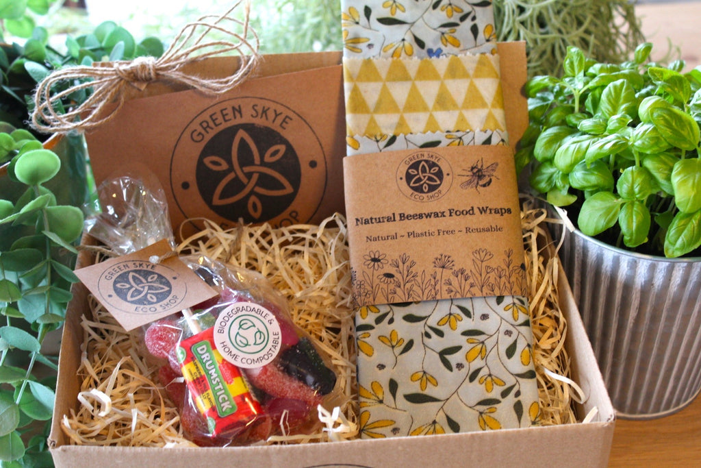 Beeswax Wraps & Pick n Mix Gift Box - Green Skye-