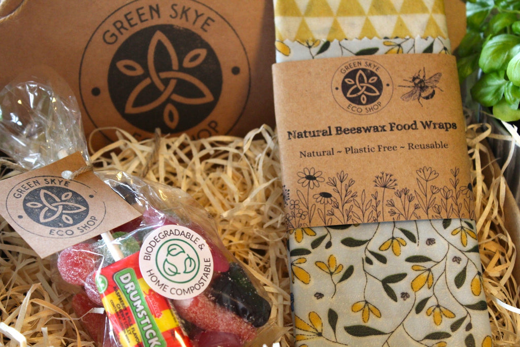 Beeswax Wraps & Pick n Mix Gift Box - Green Skye-