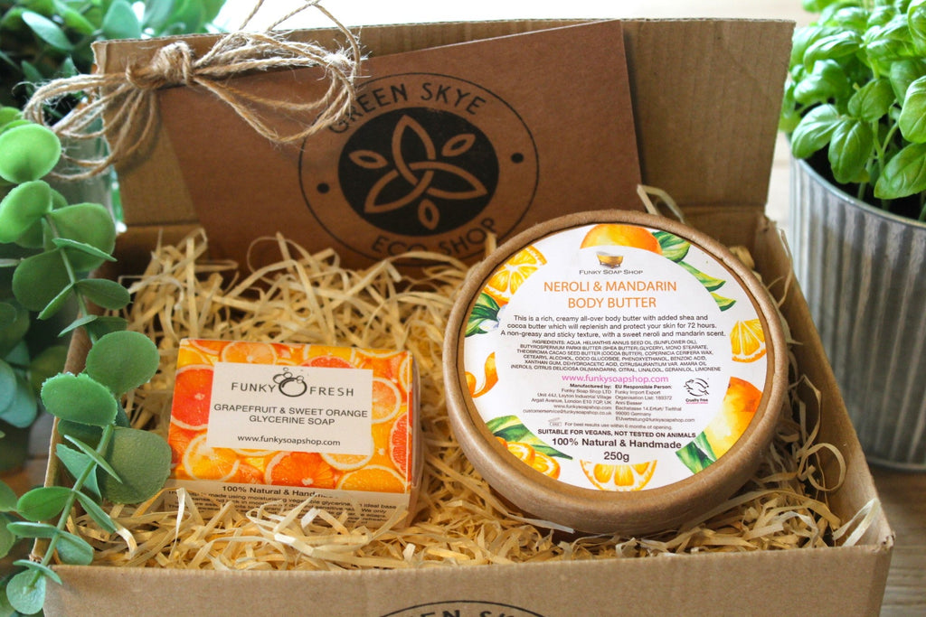 Citrus Body Butter & Soap Gift Box - Green Skye-