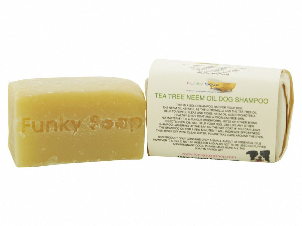 Funky Soap- Tea tree and neem oil dog shampoo- 120g - Green Skye-