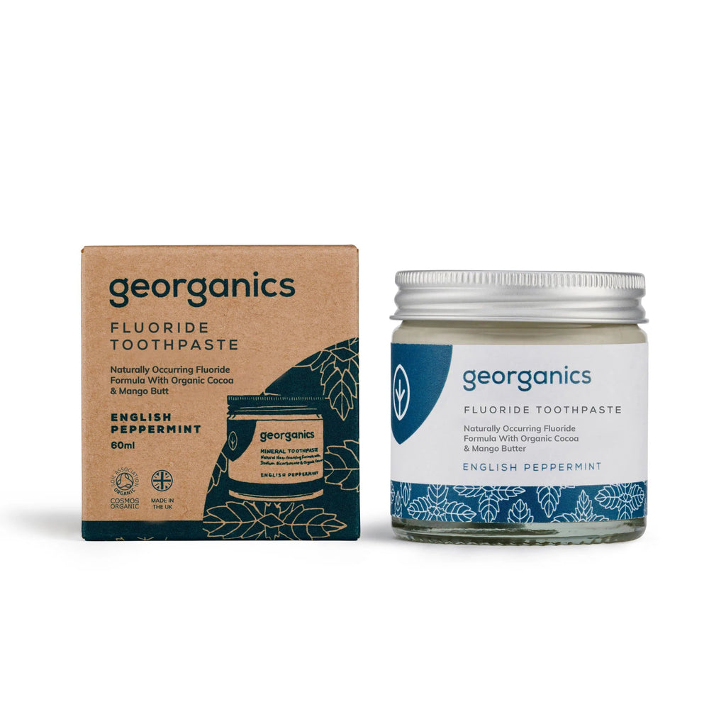 Georganics Natural Fluoride Toothpaste- Peppermint - Green Skye-