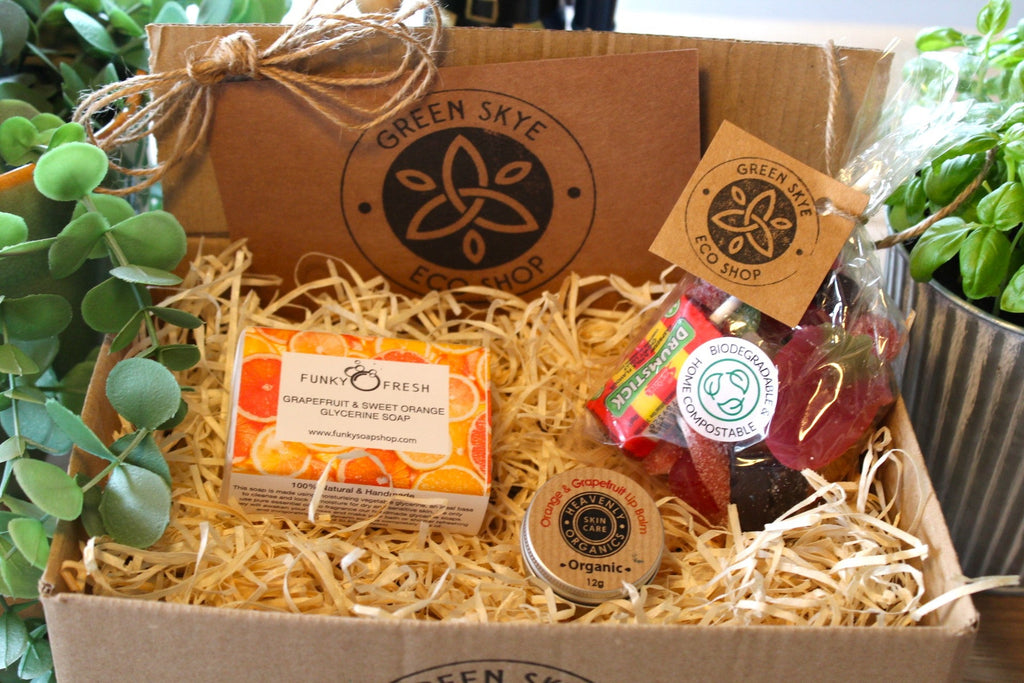 Grapefruit & Orange Soap, Lip Balm and Vegan Pick n Mix Gift Box - Green Skye-