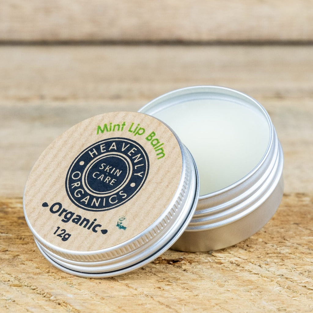 Heavenly Organics Mint Lip Balm - Green Skye-