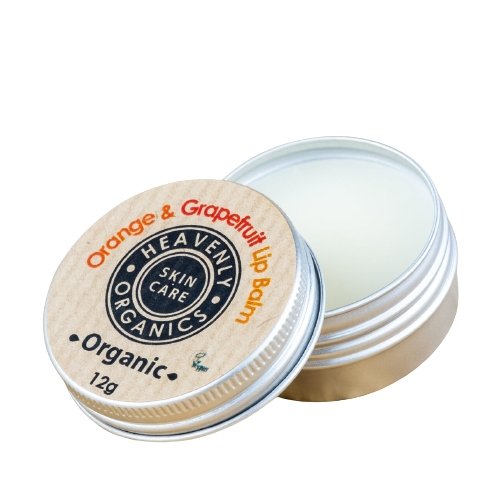 Heavenly Organics Orange & Grapefruit Lip Balm - Green Skye-