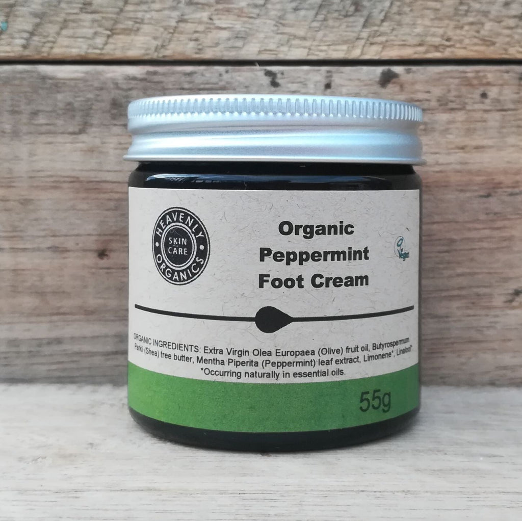 Heavenly Organics Peppermint Foot Cream - Green Skye-