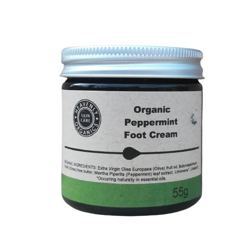 Heavenly Organics Peppermint Foot Cream - Green Skye-