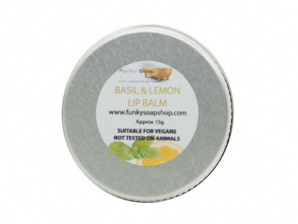 Lemon and basil lip balm - Green Skye-