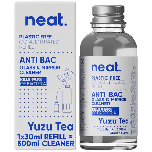 neat. - Concentrated Cleaning Refill: Anti-Bac Glass (Yuzu Tea) - Green Skye-